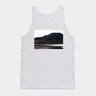 Walking the dogs under MacLeod's Tables, Isle of Skye, Scotland Tank Top